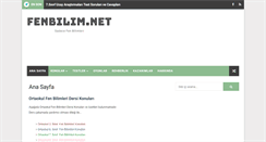 Desktop Screenshot of fenbilim.net
