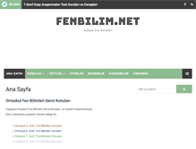 Tablet Screenshot of fenbilim.net